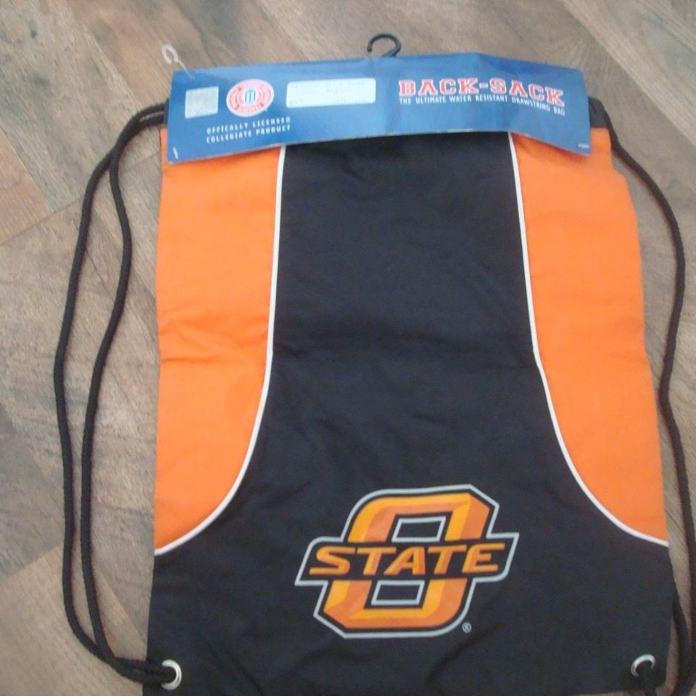 OKLAHOMA STATE COWBOYS 12X15 CINCH BAG BACK SACK